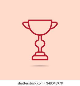 Cup, trophy, award, prize, champion icon