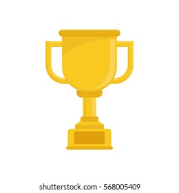 Cup trophy championship icon vector illustration graphic design