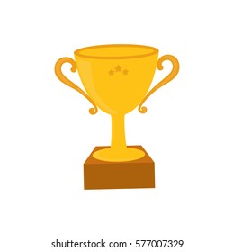 Cup trophy championship icon vector illustration graphic design