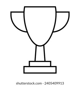 Cup trophy icon. Vector illustration
