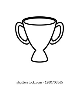 cup trophy isolated icon