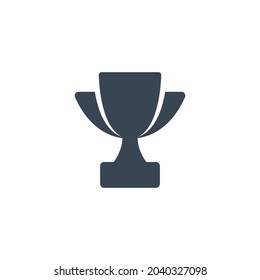 Icono del ganador del premio trofeo de la copa, icono del ganador del premio de la copa vectorial, ilustración del vector