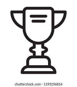 A winner’s cup, trophy symbolises victory
