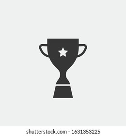Cup trophy vector icon sports awards