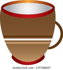 Taza usada para tomar té, café, leche y diaria usada por la mayoría de la gente