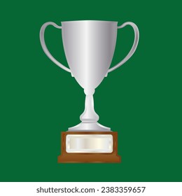 Cup, Vektorkunst, Metallische Farben, siegreicher Cup, Vektorgrafik 