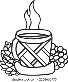 Imágenes prediseñadas para vectores de copa, negro y blanco