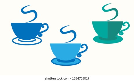 cup vector coffe and tea - Vector