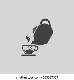 Cup vector icon 