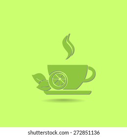 Cup vector icon 