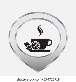 Cup vector icon 