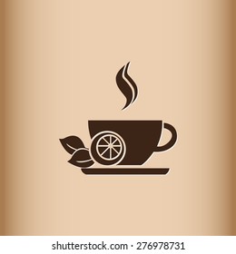 Cup vector icon 