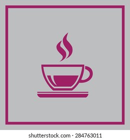 Cup vector icon 