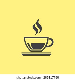 Cup vector icon 