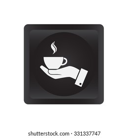 Cup vector icon 