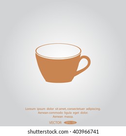 Cup vector icon
