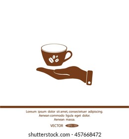 Cup vector icon