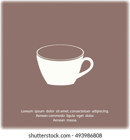 Cup vector icon
