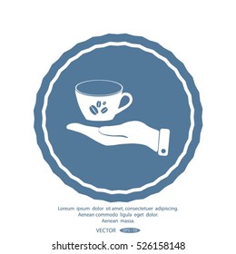 Cup vector icon