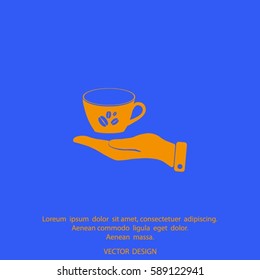 Cup vector icon