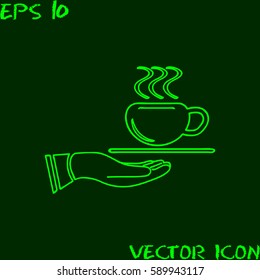 Cup vector icon