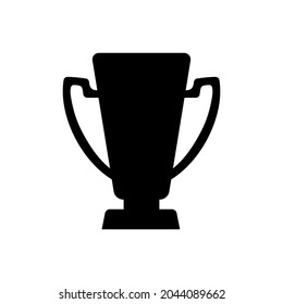 Cup vector icon. champion illustration sign. winner symbol.
