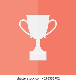 cup vector icon. Flat design
