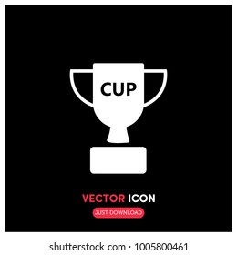 Cup Vector Icon Illustration