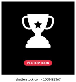 Cup Vector Icon Illustration.Black Background.Premium Quality.