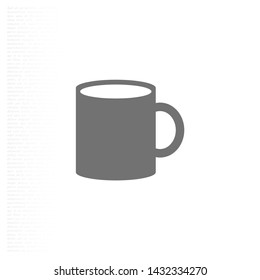 Cup Vector icon . Lorem Ipsum Illustration design