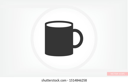 Cup Vector icon . Lorem Ipsum Illustration design