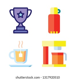 cup vector icon set