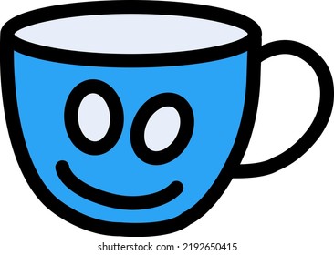 cup Vector illustration on a transparent background.Premium quality symmbols.Stroke vector icons for concept and graphic design.