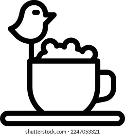 cup   Vector illustration on a transparent background. Premium quality symmbols. Thin line vector icons for concept and graphic design. 
