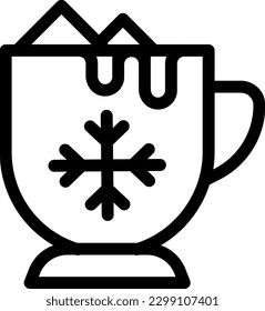 Tasse Vektorgrafik auf transparentem Hintergrund. Hochwertige Symbole. Dünne Vektorsymbole für Konzept und Grafikdesign.