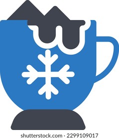 cup Vector illustration on a transparent background. Premium quality symmbols. Glyphs vector icons for concept and graphic design.
