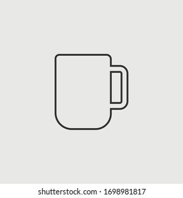 Cup vector illustration symbol for website and graphic design