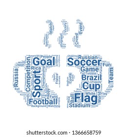cup word cloud. tag cloud about cup
