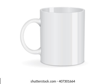 Cup for your logo and design Mock up Vector Template