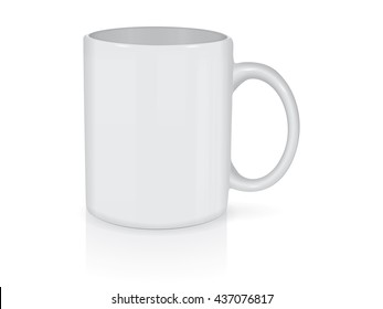 Cup for your logo and design Mock up Vector Template