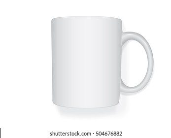 Cup for your logo and design Mock up Vector Template