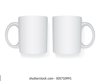 Cup for your logo and design Mock up Vector Template