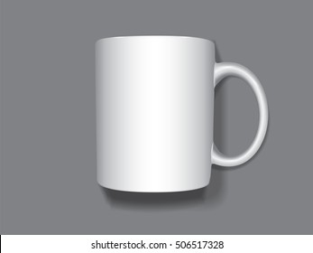 Cup for your logo and design Mock up Vector Template