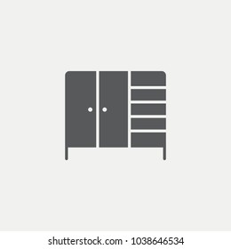 Cupboard Flat Icon