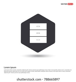 Cupboard Icon Background icon template