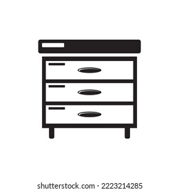 cupboard icon , cabinet icon vector