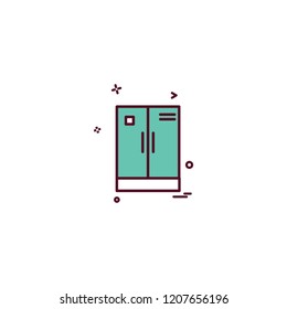 Cupboard icon design vector 