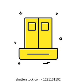 Cupboard icon design vector