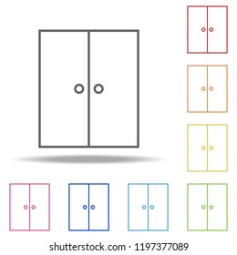 cupboard icon. Elements of Web in multi colored icons. Simple icon for websites, web design, mobile app, info graphics