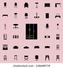 cupboard icon. Furniture icons universal set for web and mobile